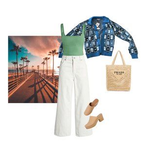 BP | Knit retro geometric cardigan (NWT)